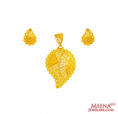 22kt Gold Pendant Set ( Gold Pendant Sets )