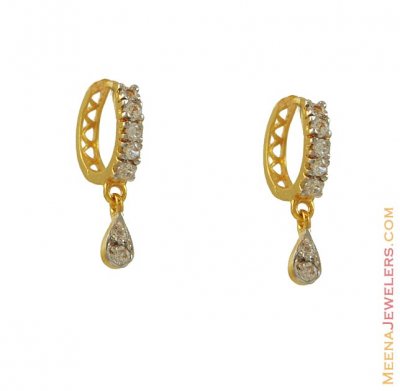 22k Fancy Clip On Earring  ( Clip On Earrings )