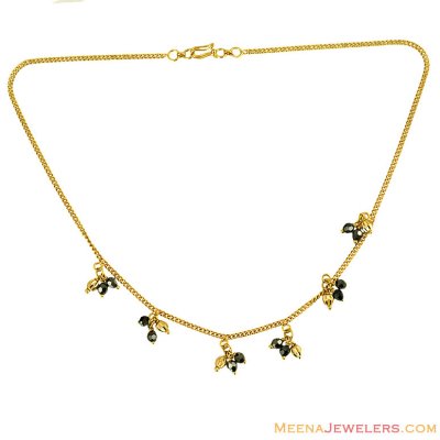 22K Fancy Balls Chain(16 inch) ( 22Kt Gold Fancy Chains )