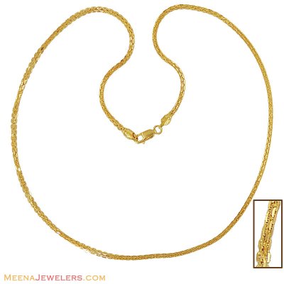 22k Gold Chain (18 Inches) ( Plain Gold Chains )