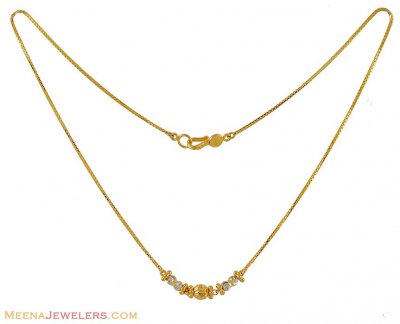 22K Dokia Chain ( 22Kt Gold Fancy Chains )