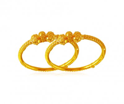 22K Gold Kids Kada ( Baby Bangles )