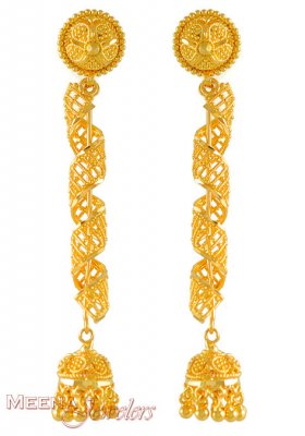 22Kt Gold Exquisite Earrings ( Exquisite Earrings )