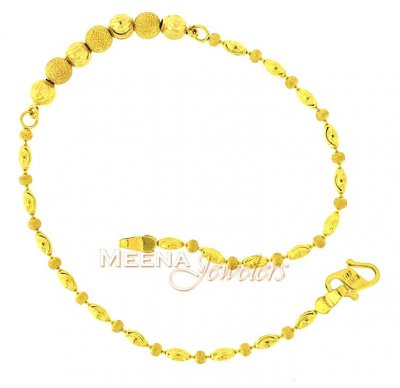 22kt Yellow Gold Bracelet  ( Ladies Bracelets )