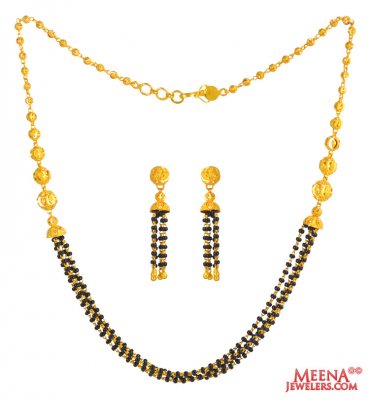 22kt Gold Mangalsutra Set ( Gold Mangalsutra Sets )