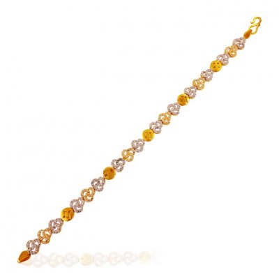 22KT Gold Bracelet For Ladies ( Ladies Bracelets )