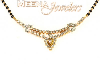 18Kt Gold Diamond Mangalsutra ( Diamond MangalSutras )