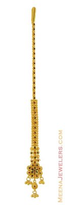 22K Gold Meenakari Tikka ( Gold Tikka )