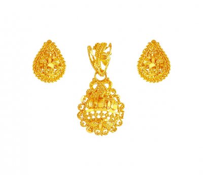 22kt Gold Pendant Set ( Gold Pendant Sets )