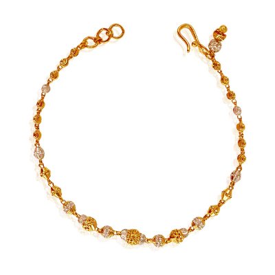 22Kt Gold Balls Bracelet ( Ladies Bracelets )