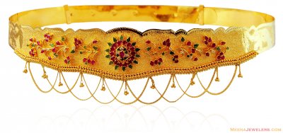 22K Gold Waist Belt (Vaddanam) ( Gold Waist Belt )