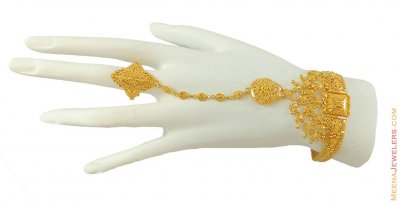 22Kt Bracelet with Single Ring(Panja) ( Ladies Bracelets )