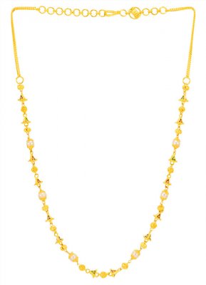 22K Gold Meenakari Chain ( 22Kt Gold Fancy Chains )