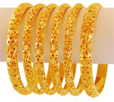 22K Bangles Set Of 2 PCs ( Set of Bangles )