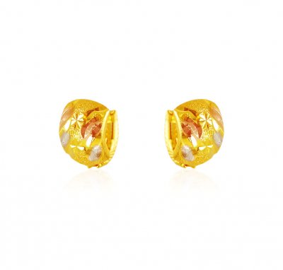  22Kt Gold Clip On Earrings ( Clip On Earrings )