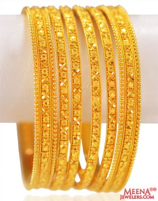 22K Filigree Bangles Set ( Set of Bangles )