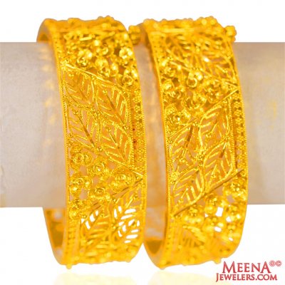 22 Karat Gold Ladies Kada (Pair) ( Kadas )