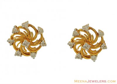 Genuine Diamond Earrings ( Diamond Earrings )