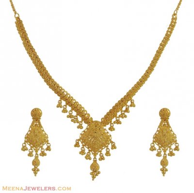 22K Gold Designer Set ( 22 Kt Gold Sets )