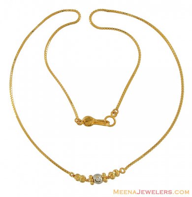 22Kt Gold Dokia Chain ( 22Kt Gold Fancy Chains )