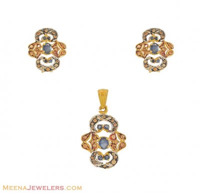 Gold Fancy Pendant Set ( Fancy Pendant Set )