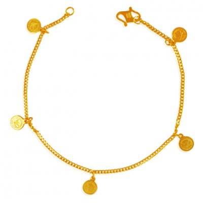 22 Kt Gold Ginni Bracelet ( Ladies Bracelets )