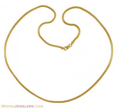 22k Yellow Gold Chain ( Plain Gold Chains )