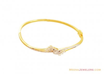 Fancy Diamond 18K Bangle  ( Diamond Bracelets )