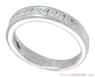 White Gold 18K Diamond Band ( Diamond Rings )