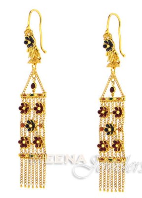 22 Karat Gold Exquisite Earrings ( Exquisite Earrings )