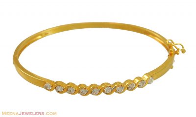 22K Gold Studded Bangle ( Stone Bangles )