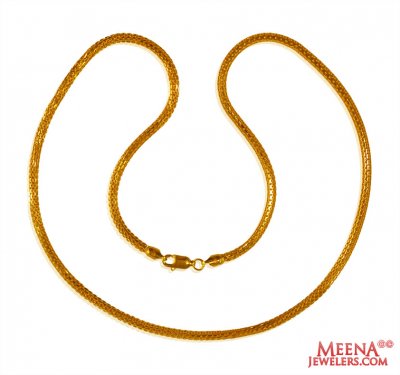 22K Gold Snake Chain ( Plain Gold Chains )