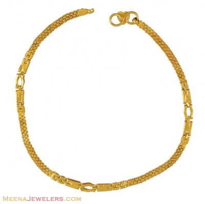 22Kt Gold Anklet (1 pc) ( Gold Anklets )