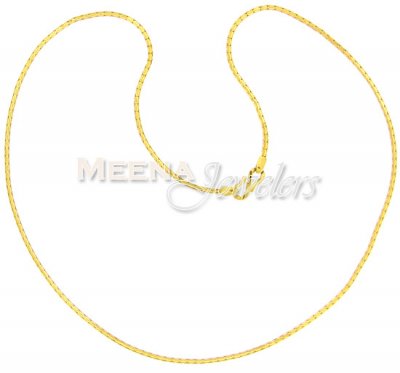 22 Kt Gold Chain ( Plain Gold Chains )