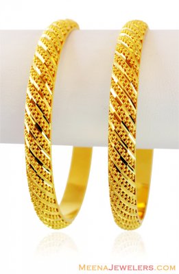 Fancy 22K Gold Cutwork Kada ( Kadas )