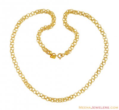 21Kt Fancy Chain In Gold ( 22Kt Gold Fancy Chains )