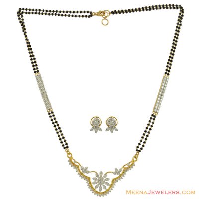 22k Stones Mangalsutra Set  ( Gold Mangalsutra Sets )