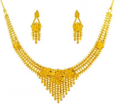 22k Fancy Gold Set ( 22 Kt Gold Sets )