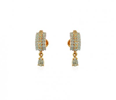 Fancy 22K Gold Earrings ( Signity Earrings )