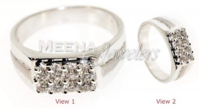 18 Karat White Gold Diamond Ring ( Diamond Rings )