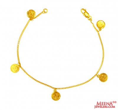 22 Kt Gold Ginni Bracelet ( Ladies Bracelets )