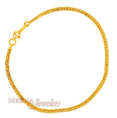 22Kt Gold Anklet (1 pc) ( Gold Anklets )