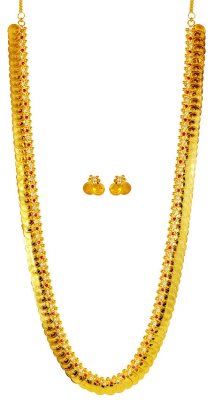 22Kt Gold Long Kasu Maalai ( 22 Kt Gold Sets )