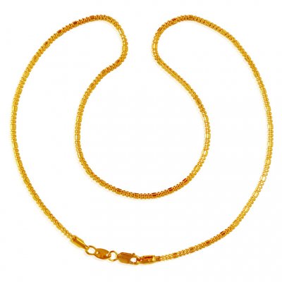 22K Plain Gold Chain  ( Plain Gold Chains )