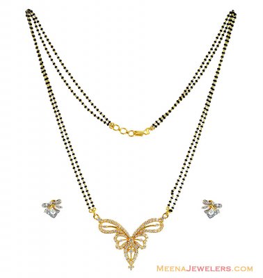 22K Indian Gold Mangalsutra Set ( Gold Mangalsutra Sets )