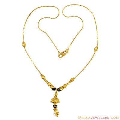 22k Gold Fancy Dokya Chain ( 22Kt Gold Fancy Chains )