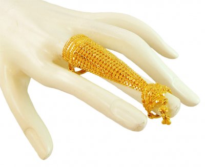 22K Dual Exquisite Ring ( Ladies Gold Ring )