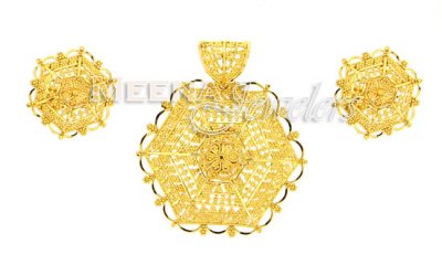 22 Kt Gold Pendant Sets ( Gold Pendant Sets )