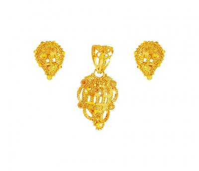 22kt Gold Pendant Set ( Gold Pendant Sets )