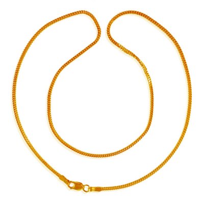 22kt Gold Plain Chain ( Plain Gold Chains )